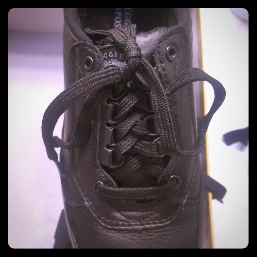 Never worn - comfortable,  non slip, black shoes